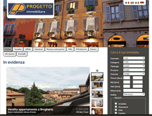 Tablet Screenshot of progettoimmobiliarebrugherio.it